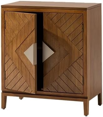Luxury Wooden Bedside Cabinet with Door Storage - Image 3