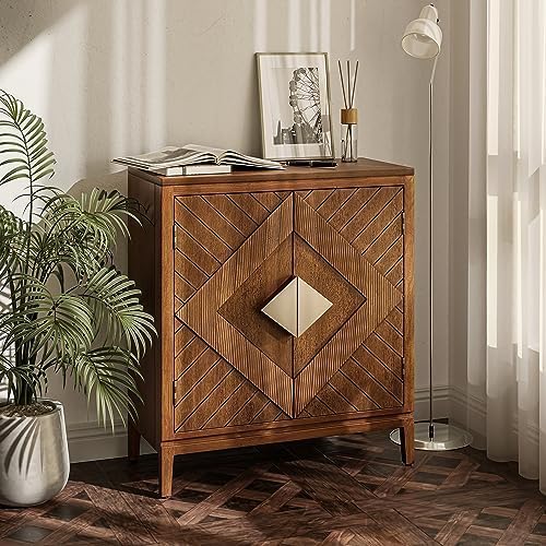 Luxury Wooden Bedside Cabinet with Door Storage - Image 4