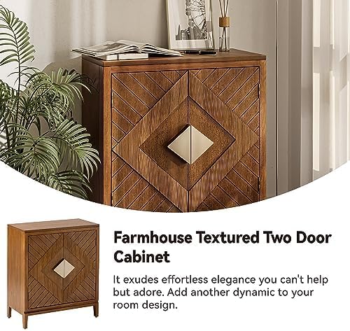 Luxury Wooden Bedside Cabinet with Door Storage - Image 7