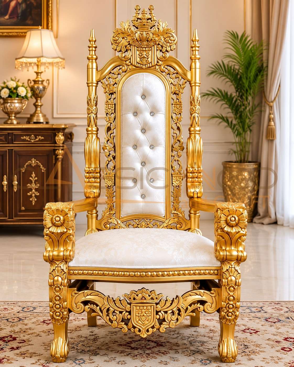 high back chair
