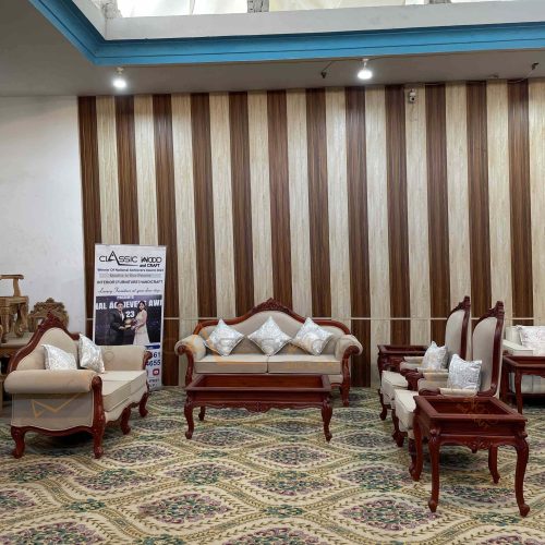 6 Seater Classic Royal Sofa Set Design